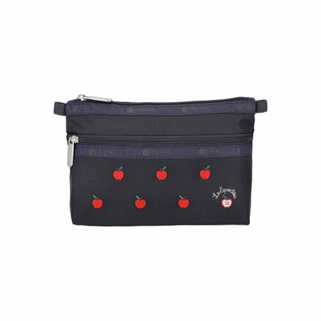 レスポートサック Cosmetic Clutch RED APPLE EMBROIDERY 7105 HG78 lesportsac ポーチ