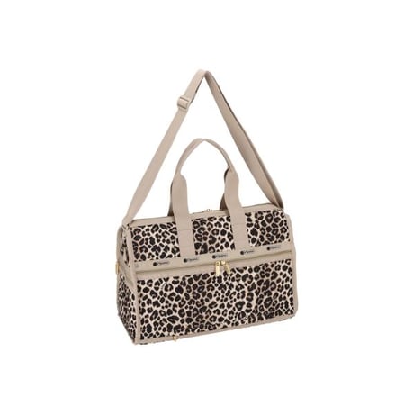 レスポートサック DELUXE MEDIUM WEEKENDER LATTE LEOPARD 4318 HH07 lesportsac ショルダーバッグ