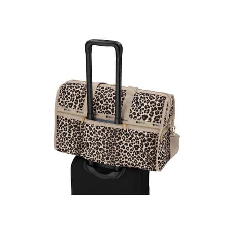 レスポートサック DELUXE LARGE WEEKENDER LATTE LEOPARD 4319 HH07 lesportsac ショルダーバッグ