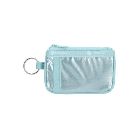 レスポートサック KEY CARD HOLDER AQUA BLUE SHINE 4009 MA17 lesportsac 財布