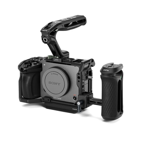 ソニー FX5用フル/ハーフ対応カメラケージ ベースキット (TA-T108-A) [トップ・サイドハンドル付属]