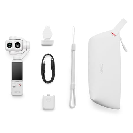 DJI Osmo Pocket 4P スタンダード コンボ（パールホワイト）
