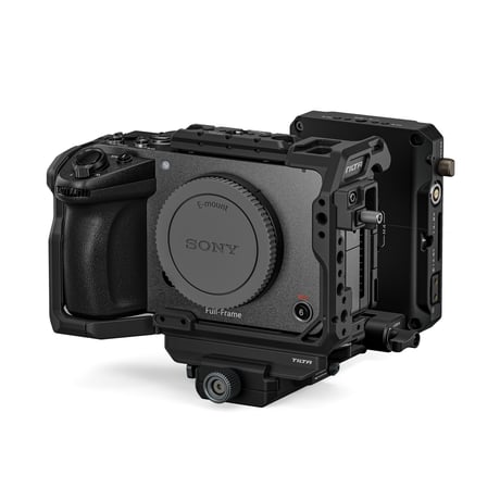 ソニー FX5用フル/ハーフ対応カメラケージ パワーキット (TA-T108-B)  [Vマウントバッテリープレート付属]