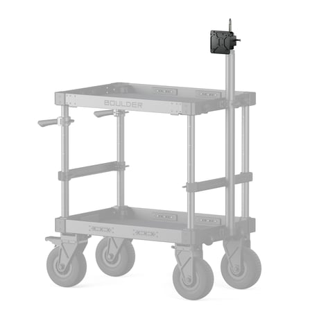 Baby Pin Monitor Mount for Boulder Camera Cart - Black (TC-T01-BPM-B)