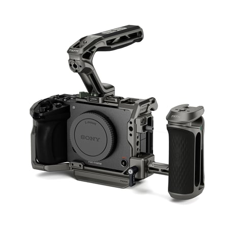 ソニー FX5用フル/ハーフ対応カメラケージ ベースキット (TA-T108-A) [トップ・サイドハンドル付属]