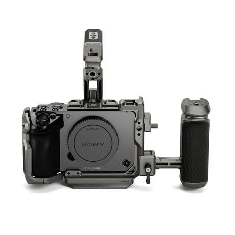 ソニー FX5用フル/ハーフ対応カメラケージ ベースキット (TA-T108-A) [トップ・サイドハンドル付属]