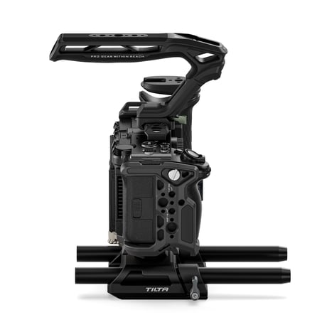 ソニー FX5用フル/ハーフ対応カメラケージ プロキット (TA-T108-C-B)  [トップ・サイドハンドル/ベースプレート付属]