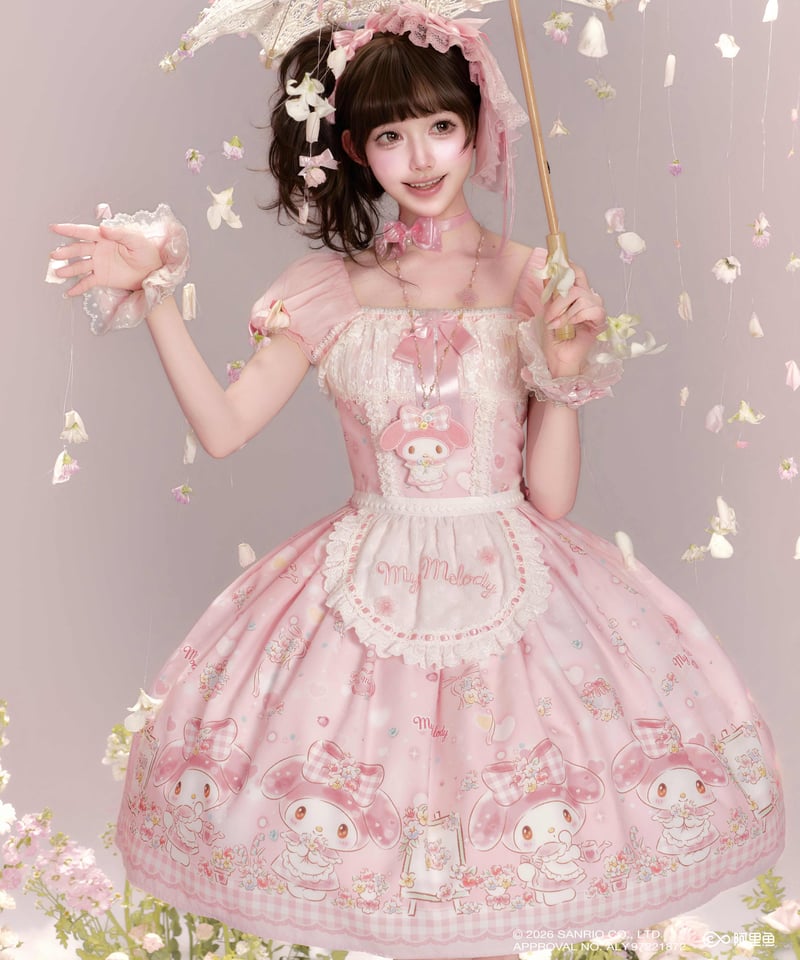 仲夏×サンリオ」マイメロディ ワンピース【10/17まで】ロリータ | GIRLISM