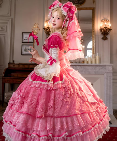 「花箱×Barbieコラボ」ジュネヴィーヴ姫ドレス【9/20まで】ロリータ
