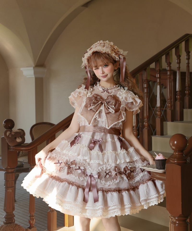 ストライプ乙女」ドールワンピース 【8/5まで】ロリータ | GIRLISM