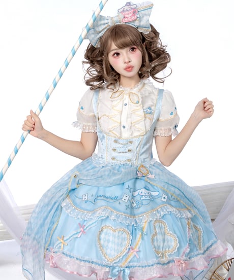 「花箱×サンリオ」シナモンマジック ショートジャンパースカート【10/10まで】ロリータ