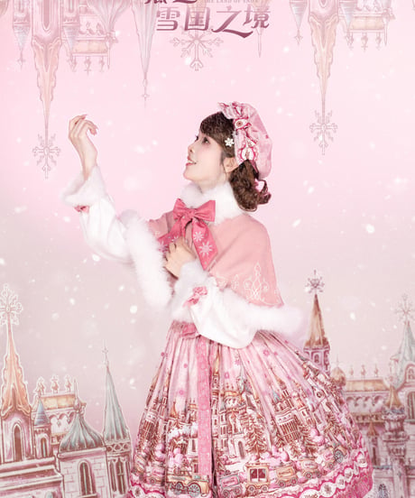 「雪国へようこそ！」ファー付きヘッドドレス、リボンバレッタ、ベレー帽【9/28まで】ロリータ