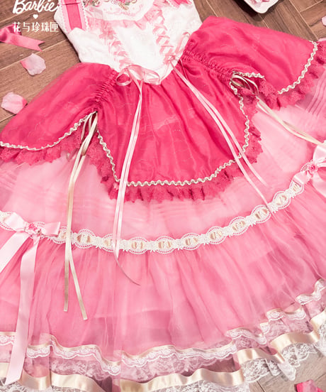 「花箱×Barbieコラボ」ジュネヴィーヴ姫ジャンパースカート【9/20まで】ロリータ