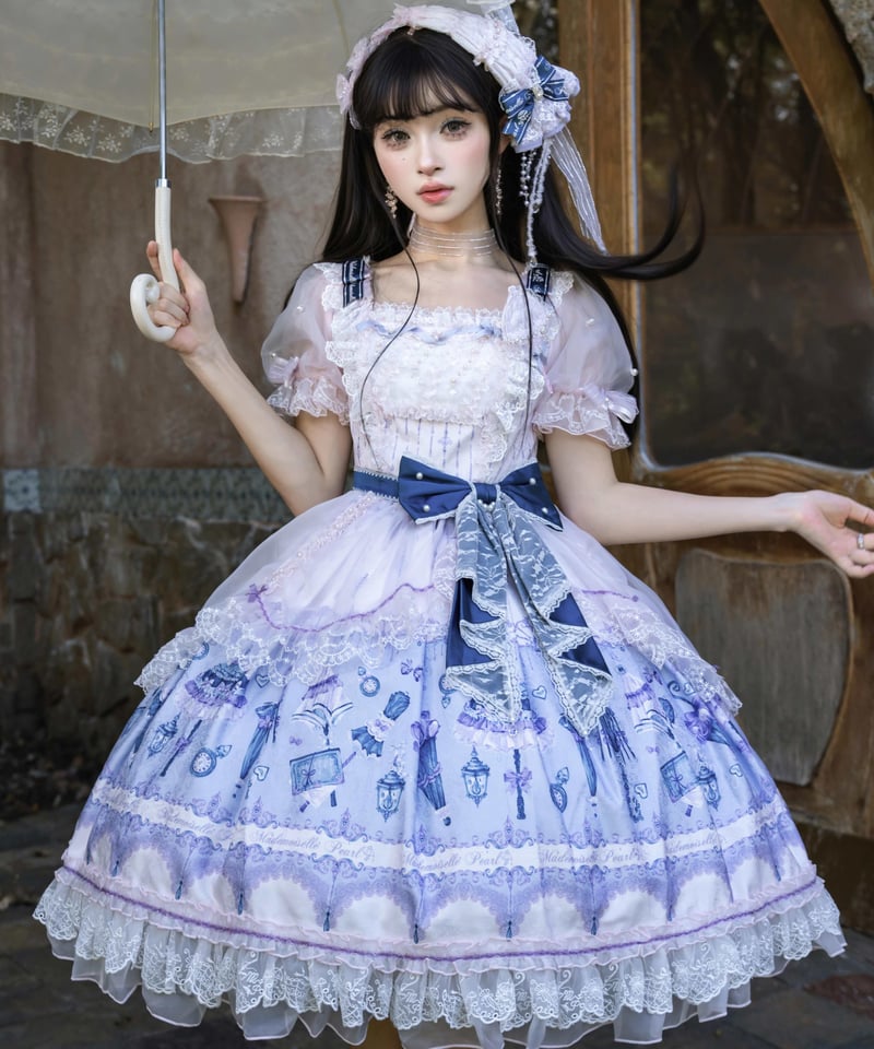 To The Rain」柄付きワンピース【8/18まで】ロリータ | GIRLISM