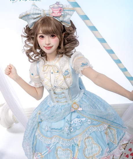 「花箱×サンリオ」シナモンマジック ショートジャンパースカート【10/10まで】ロリータ