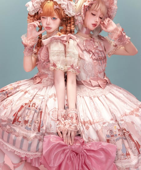 「Puppet Show」ジャンパースカート（ライトピンク）【9/3まで】ロリータ