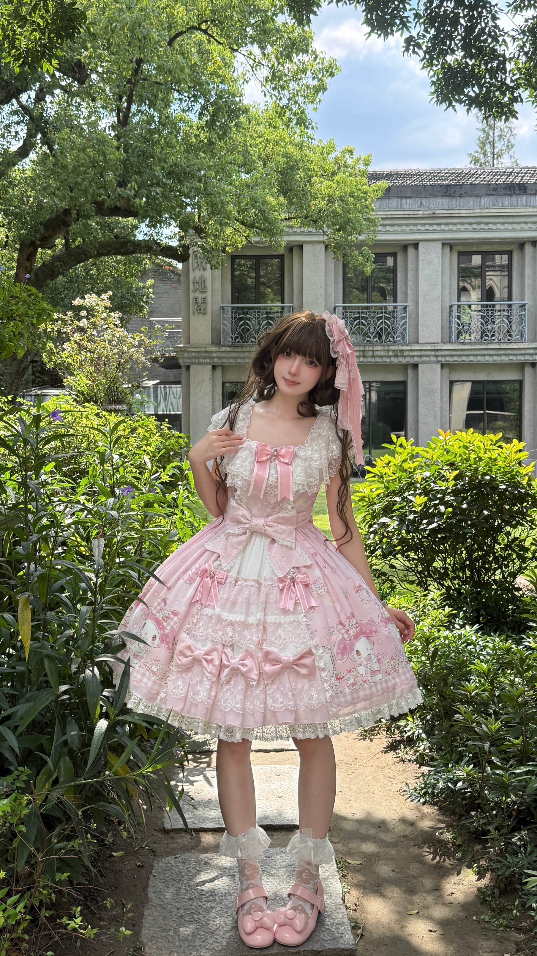 仲夏×サンリオ」マイメロディ 前開きワンピース【10/17まで】ロリータ