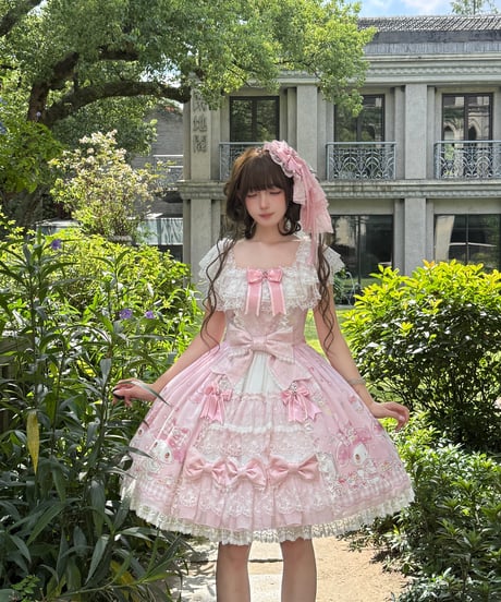 「仲夏×サンリオ」マイメロディ 前開きワンピース【10/17まで】ロリータ