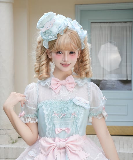 「花箱×サンリオ」シナモンオーシャン 無地ワンピース【10/10まで】ロリータ