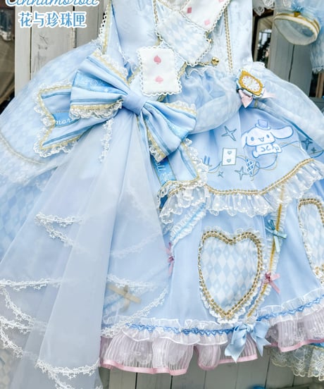「花箱×サンリオ」シナモンマジック ショートジャンパースカート【10/10まで】ロリータ
