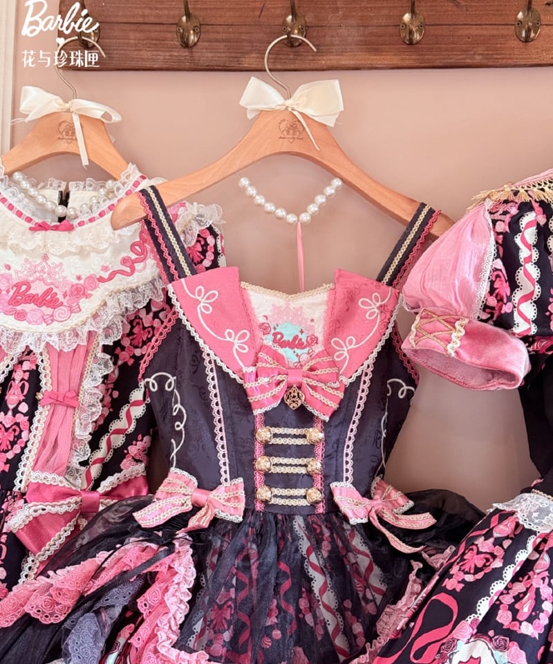 花箱×Barbieコラボ」くるみ割り人形ベール付きジャンパースカート【9
