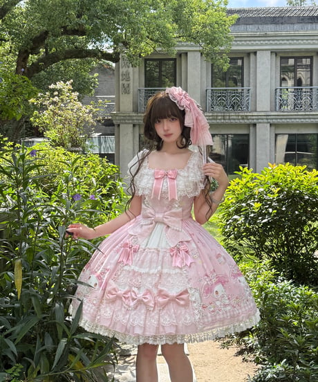 「仲夏×サンリオ」マイメロディ 前開きワンピース【10/17まで】ロリータ