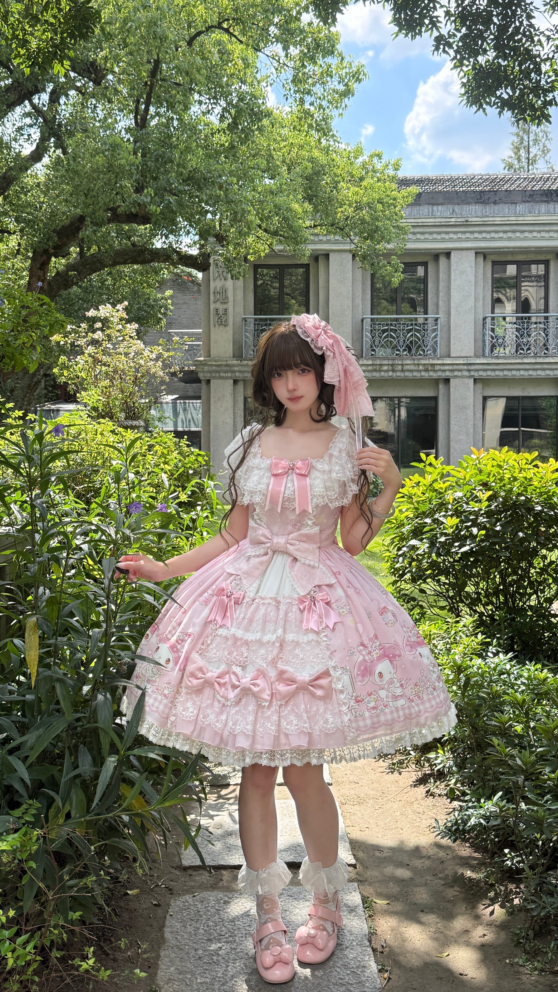 仲夏×サンリオ」マイメロディ 前開きワンピース【10/17まで】ロリータ