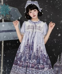 「雪国へようこそ！」お城柄ドールワンピース【9/28まで】ロリータ