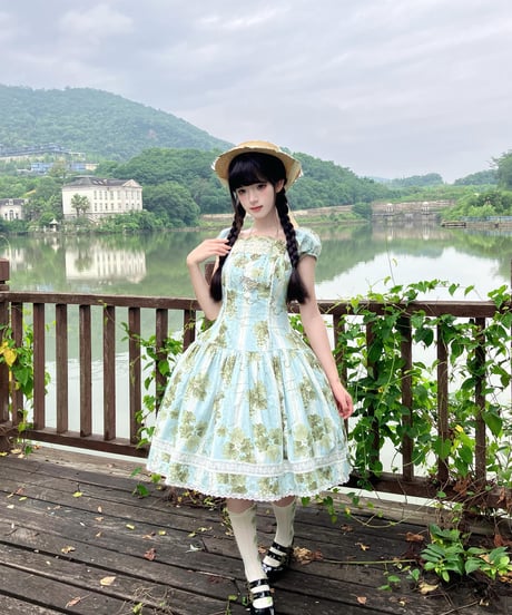 「ロワール葡萄園」6.0ローウエストワンピース【7/20まで】ロリータ