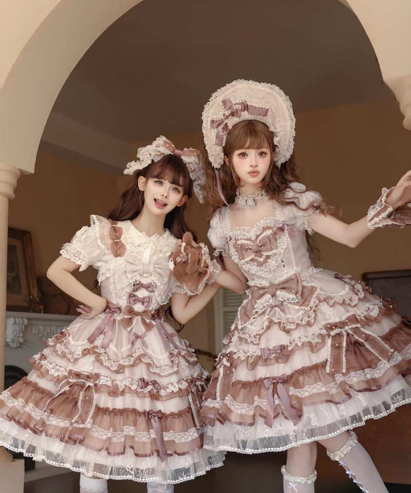 ストライプ乙女」ハートワンピース 【8/5まで】ロリータ | GIRLISM