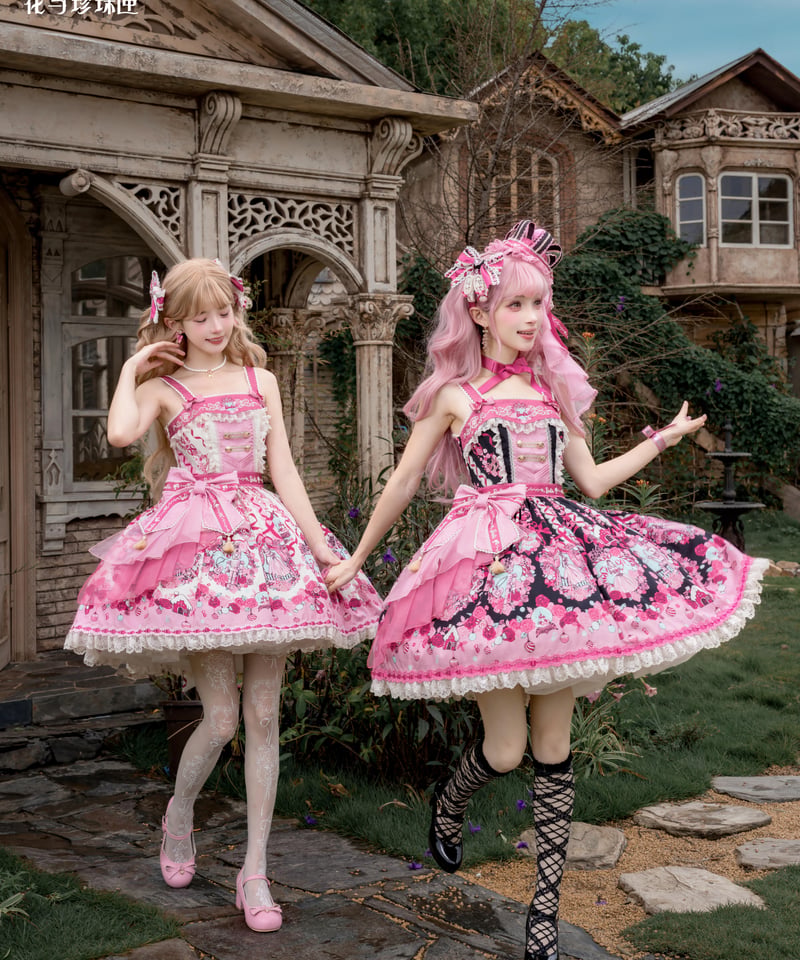 花箱×Barbieコラボ」くるみ割り人形刺繍ジャンパースカート【9/20まで