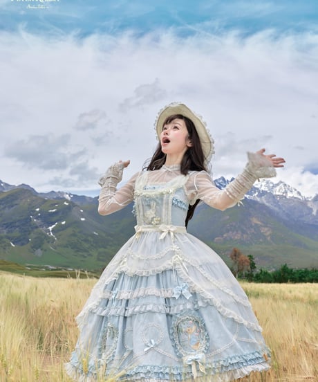 「ピーターラビットコラボ3.0」シフォンエプロン、バッグ他【8/25まで】ロリータ