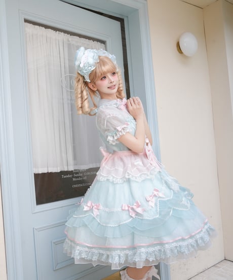 「花箱×サンリオ」シナモンオーシャン 無地ワンピース【10/10まで】ロリータ