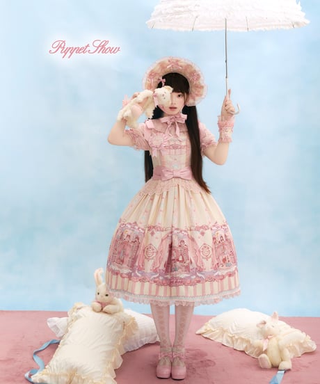 「Puppet Show」ジャンパースカート（生成り）【9/3まで】ロリータ