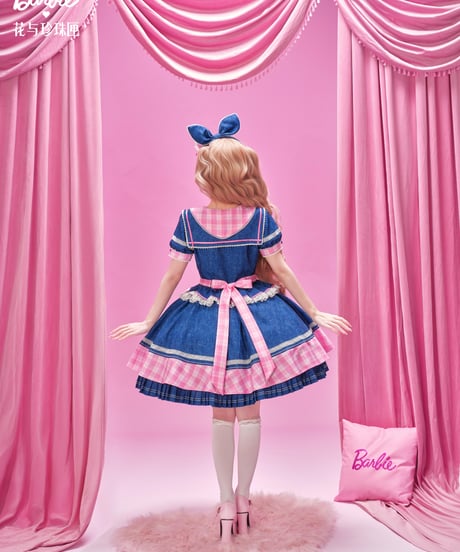 「花箱×Barbieコラボ」デニムワンピース【9/20まで】ロリータ