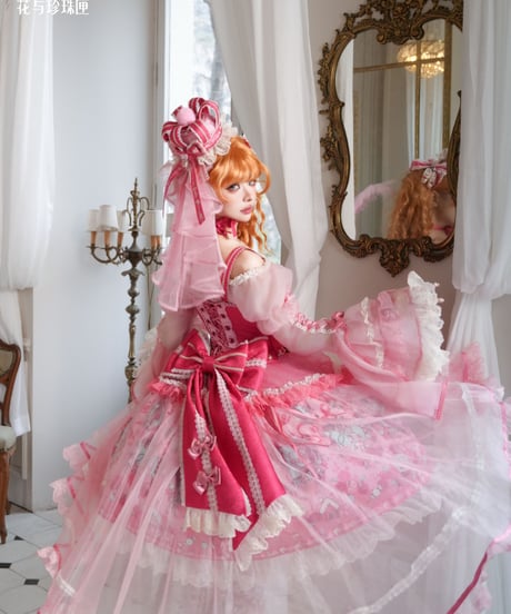 「花箱×Barbieコラボ」くるみ割り人形ベール付きジャンパースカート【9/20まで】ロリータ
