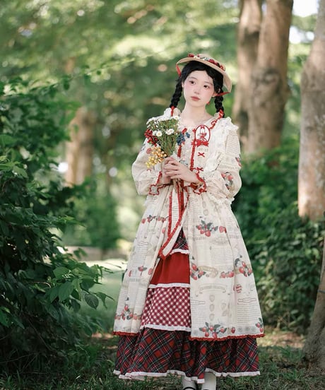 「Strawberry Album」フレアワンピース【9/19まで】ロリータ
