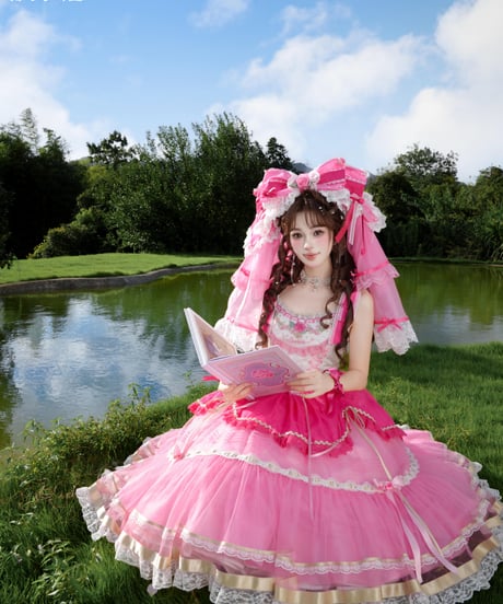 「花箱×Barbieコラボ」ジュネヴィーヴ姫ジャンパースカート【9/20まで】ロリータ