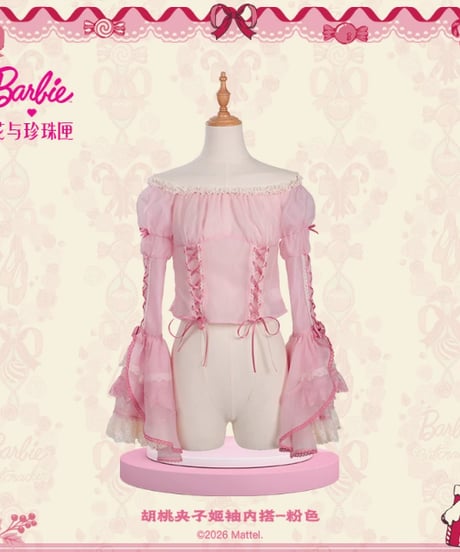 「花箱×Barbieコラボ」くるみ割り人形刺繍ジャンパースカート【9/20まで】ロリータ