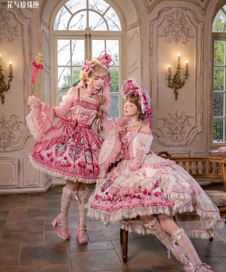 「花箱×Barbieコラボ」くるみ割り人形ベール付きジャンパースカート【9/20まで】ロリータ