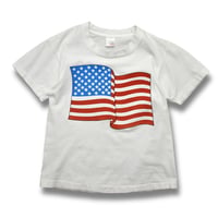 USED ”90’S USA FLAG” T-SHIRT