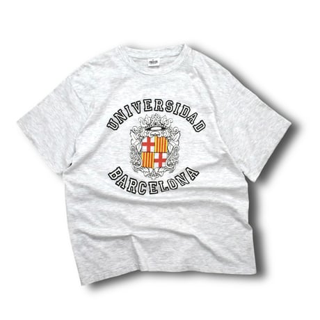 USED "90'S UNIVERSIDAD BARCELONA" EMBLEM T-SHIRT