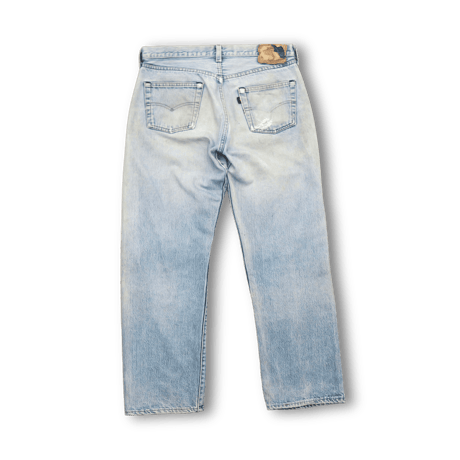 USED ”80'S LEVI’S/ 501" DAMAGED DENIM PANTS
