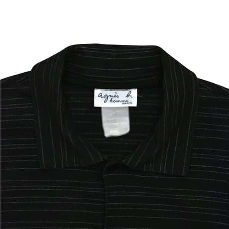 USED ”80’S AGNES B." CUT SEW L/S SHIRTS