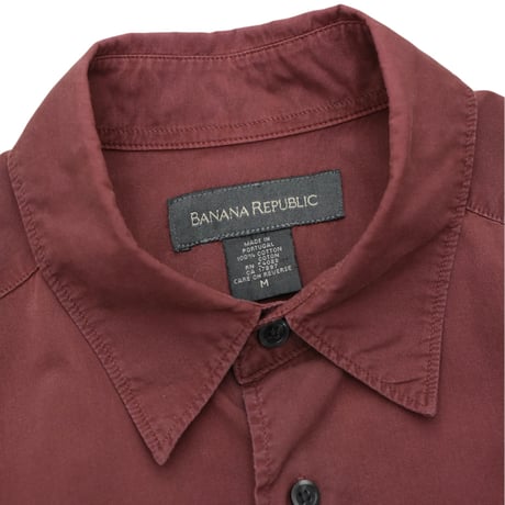 USED "90-00'S BANANA REPUBLIC" COTTON S/S SHIRTS