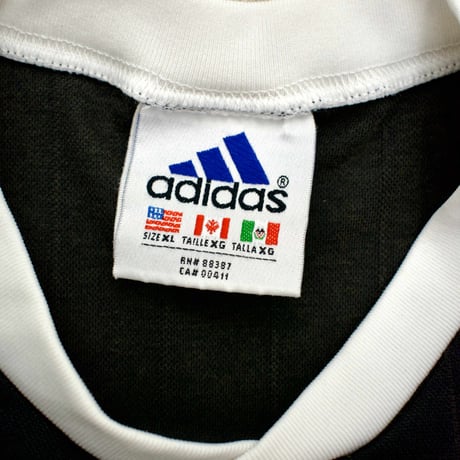 USED "90'S ADIDAS" STRIPE GAME SHIRT