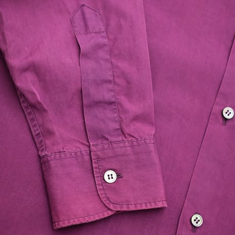 USED "01'S A.P.C." COTTON POPLIN L/S SHIRTS