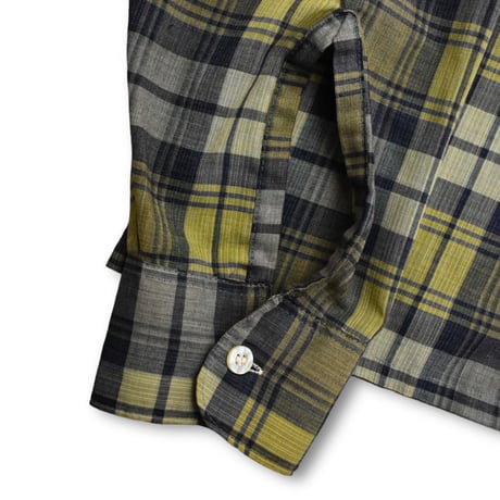 VINTAGE "60'S BRAIDBURN" PLAID L/S SHIRT