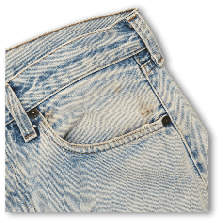 USED ”80'S LEVI’S/ 501" DAMAGED DENIM PANTS