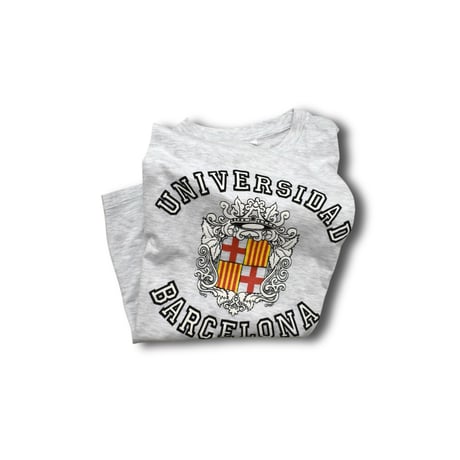 USED "90'S UNIVERSIDAD BARCELONA" EMBLEM T-SHIRT
